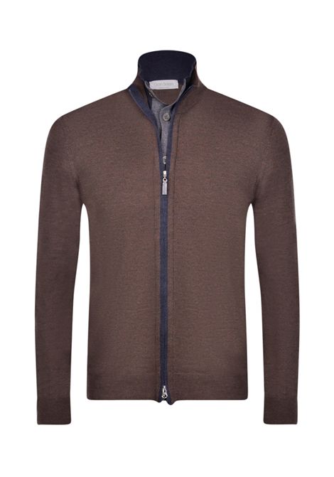 Cardigan Gran Sasso uomo 5714214223 marrone Gran sasso | Cardigan | 5714241223186